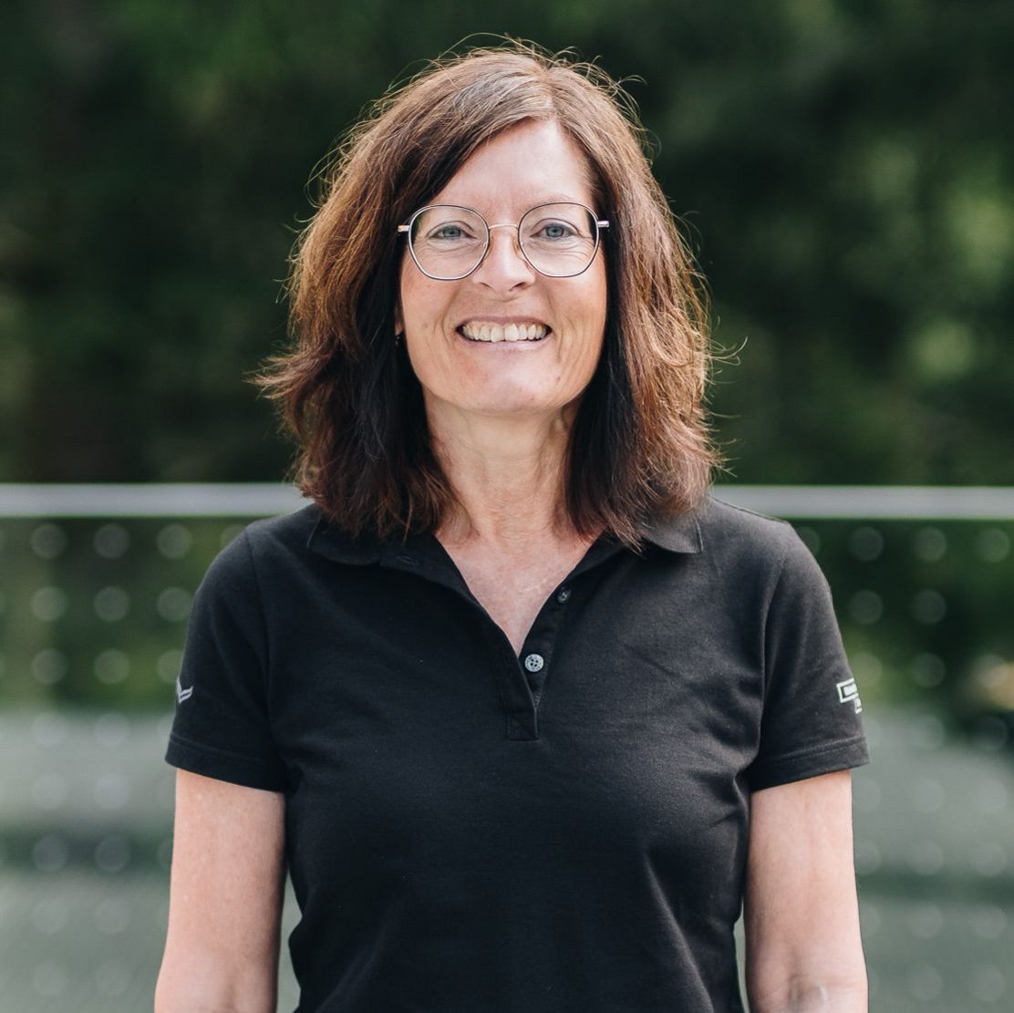 Annette Kimmig auf der Brücke der Wildnis im Nationalparkzentrum